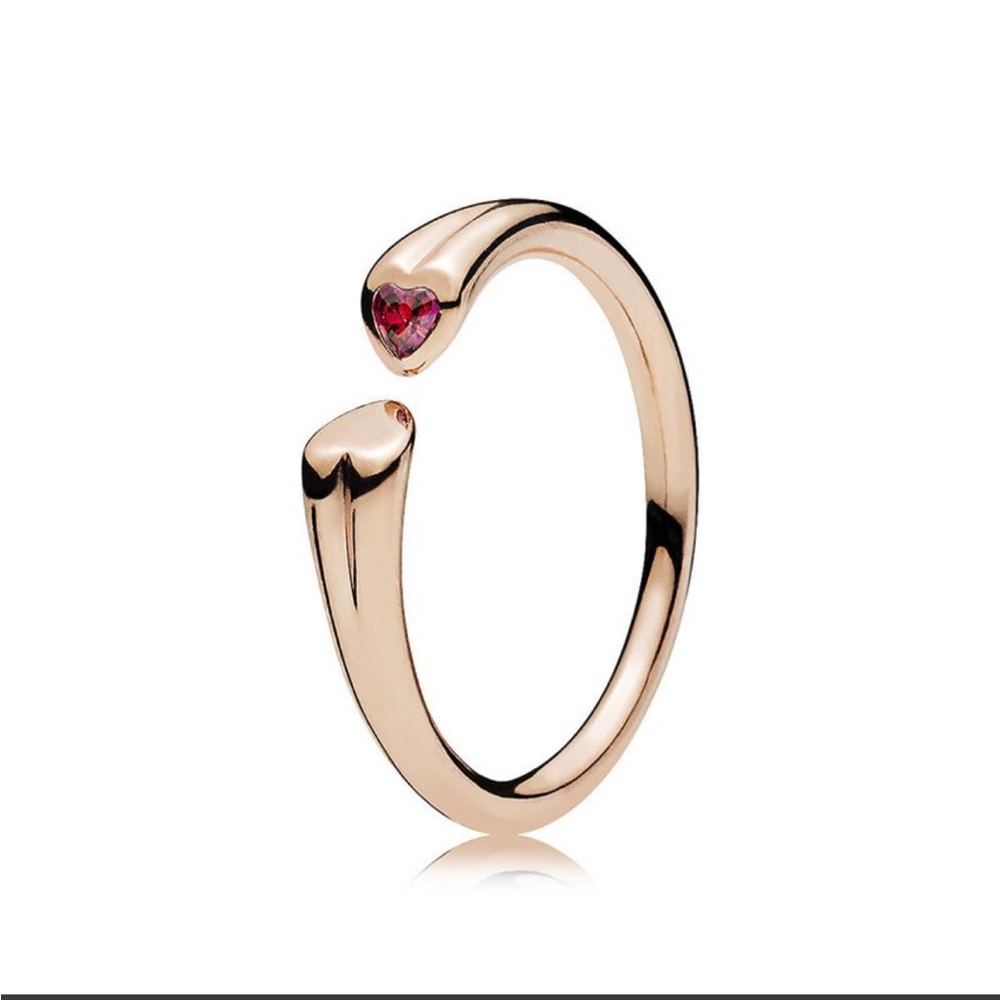 Pandora Rose ™ Two Hearts Open Ring